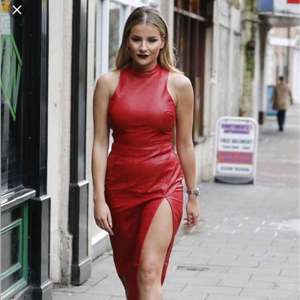 House of CB Red Sanem Dress